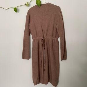 Mockneck Knit Dress